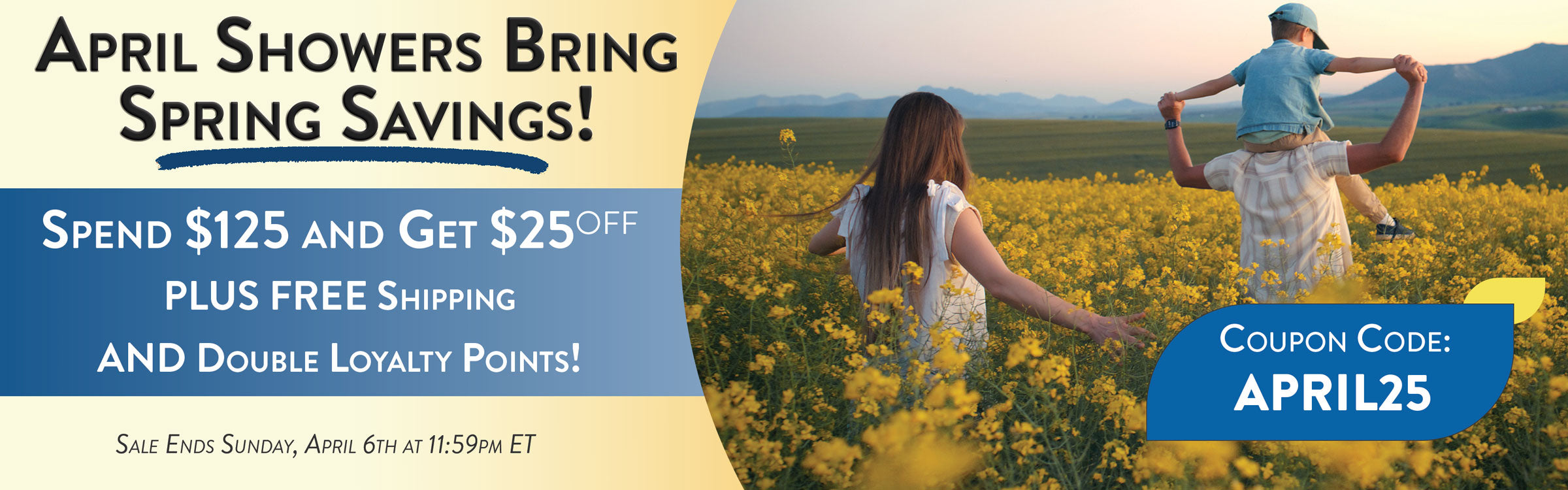 April Showers bring Spring Savings