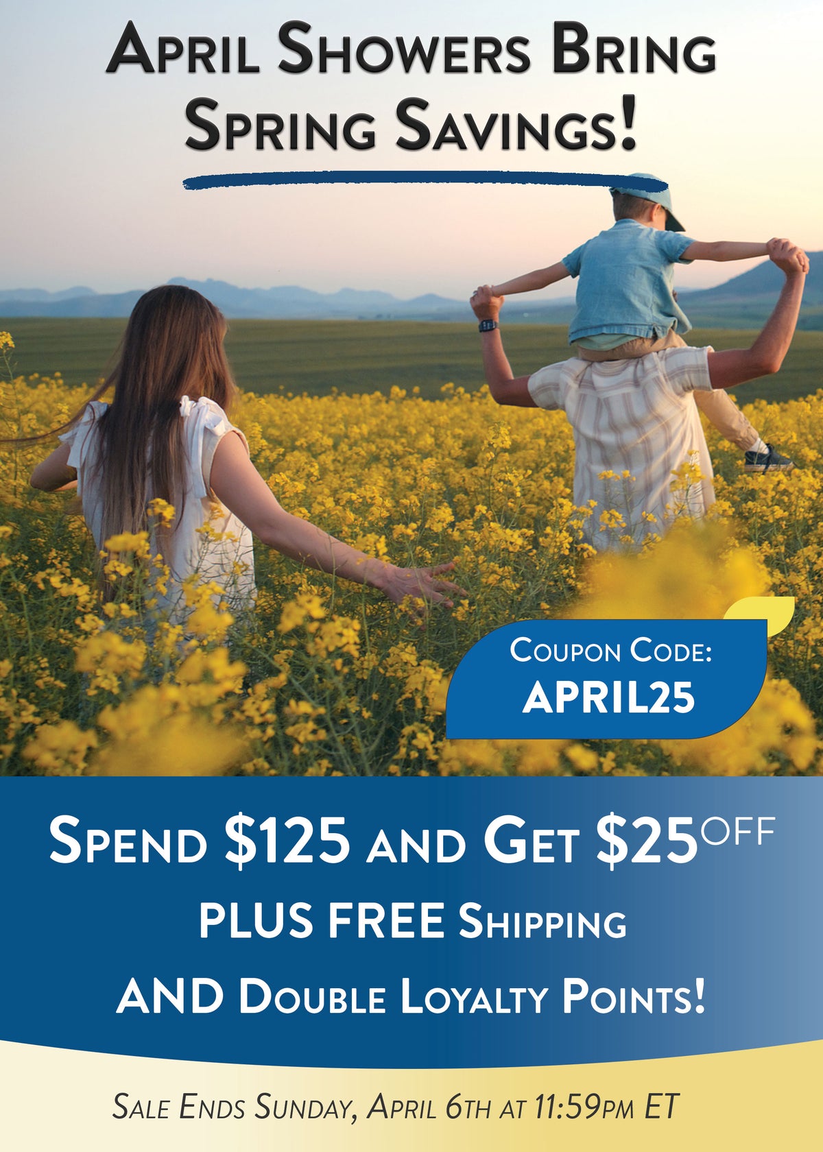 April Showers bring Spring Savings