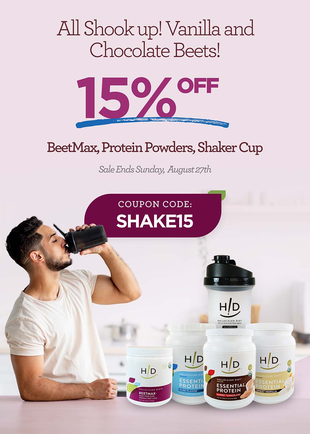 All Shook Up Sale Save on BeetMax, Protein Powders, Shaker Cup