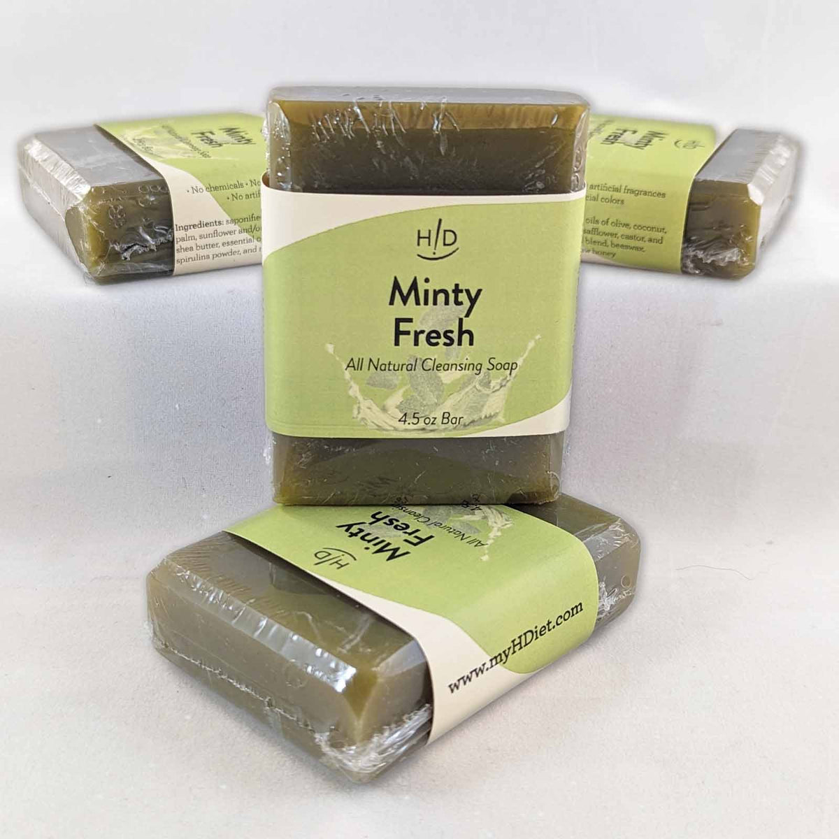 Minty Fresh Natural Bar Soap