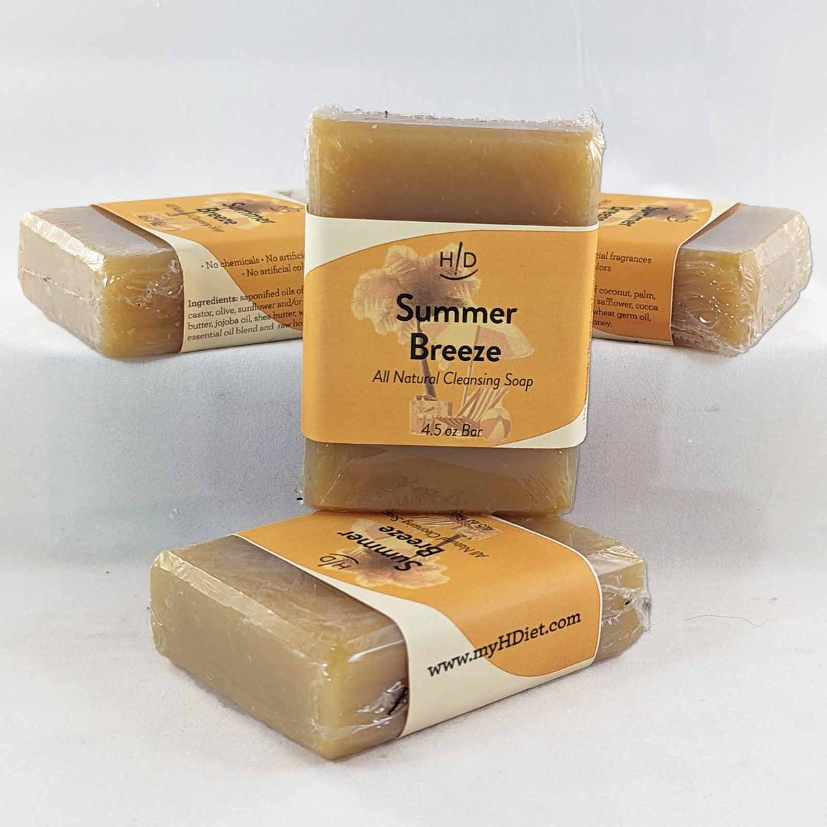 Summer Breeze All Natural Cleansing Bar Soap