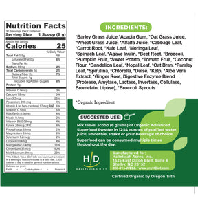 Advanced Superfood, Greens and Vegetable (Plain)