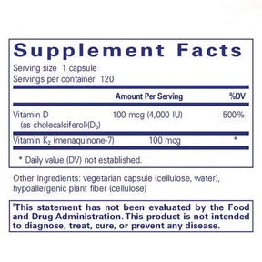 Vitamin D3 & K2