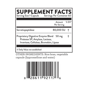 Serrapeptase Supplement facts