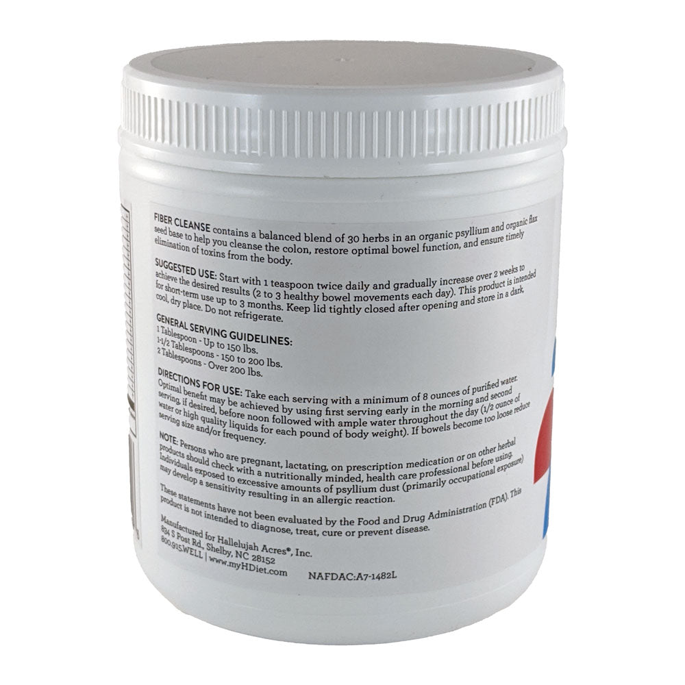 Fiber Cleanse Powder - Natural Colon Cleanse - Original (8 oz)