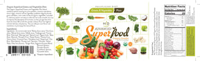 Advanced Superfood Juice powder Ingredients 